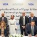 البنك الزراعي المصري يوقع اتفاقية تعاون مع شركة فيزا العالمية لتعزيز التحول الرقمي